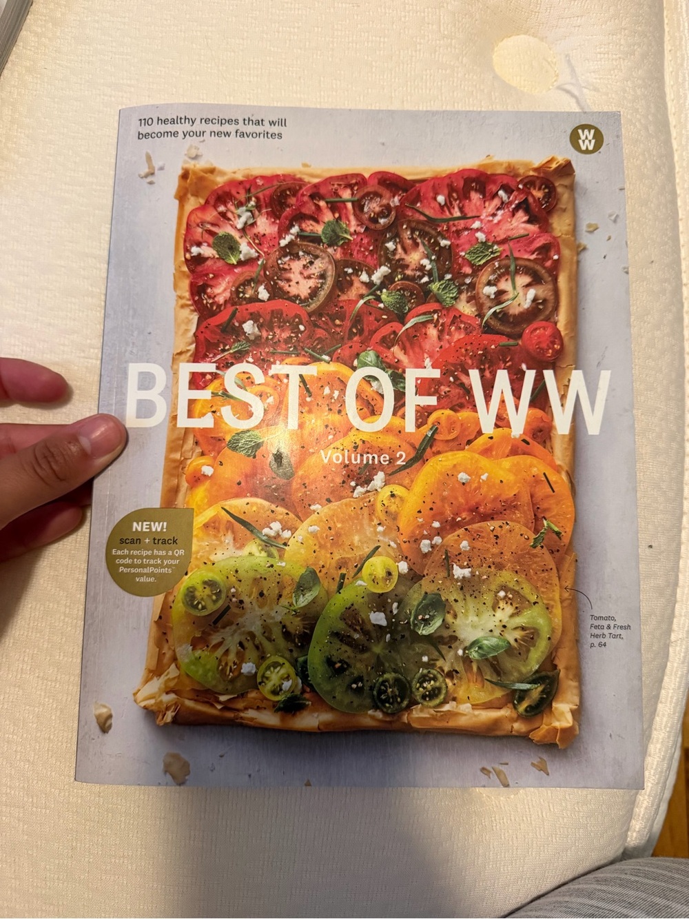 BEST OF WW Volume 2 Cookbook - Colorful Tomato Tart Cover